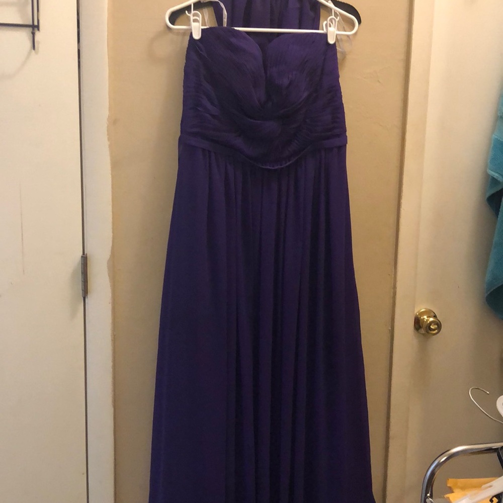 Eggplant bridesmaid dress